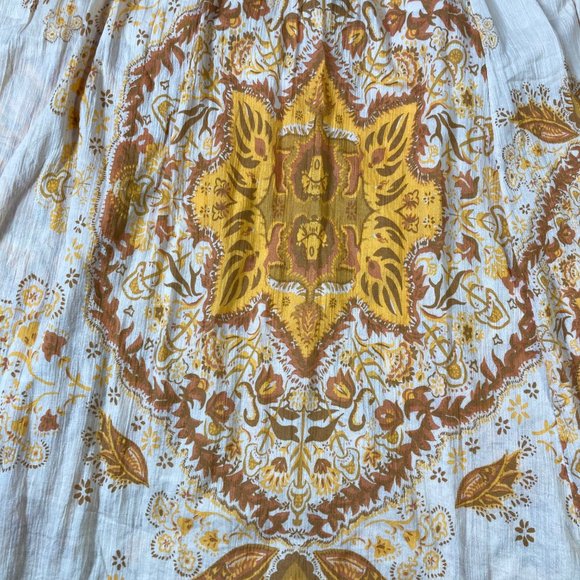 Free People Yellow Floral Maxi Skirt - Picture 11 of 14